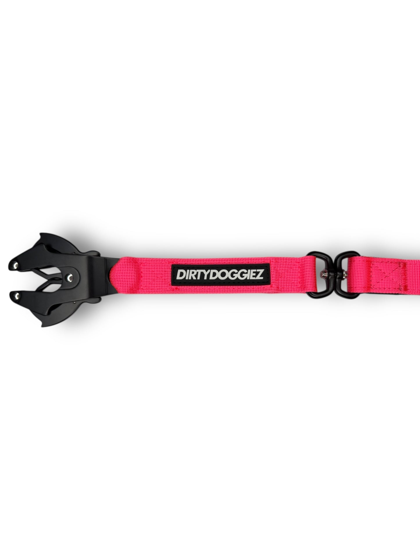 Heavy Duty Combat Dog Leash - Pink