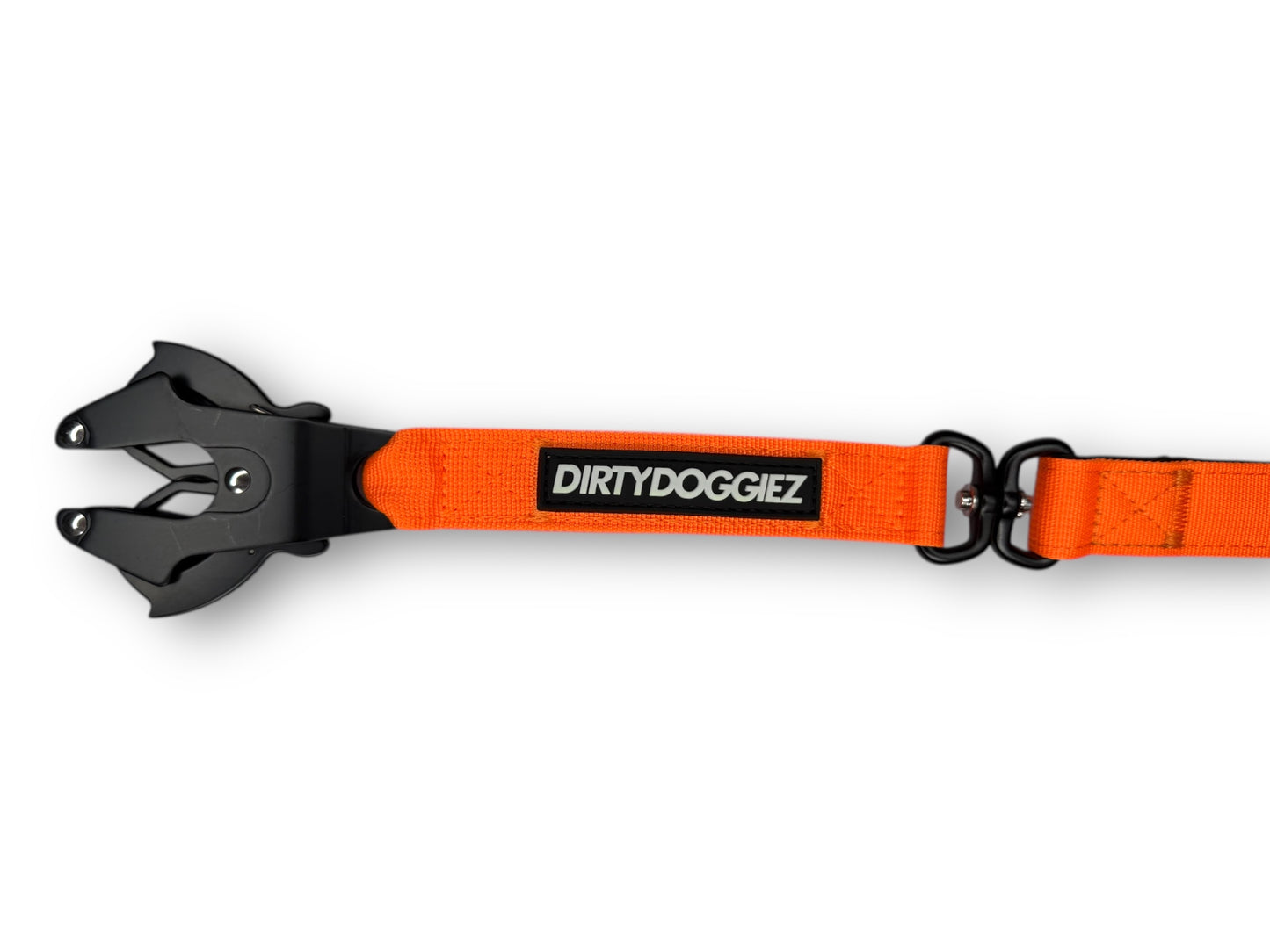 Heavy Duty Combat Dog Leash - Orange