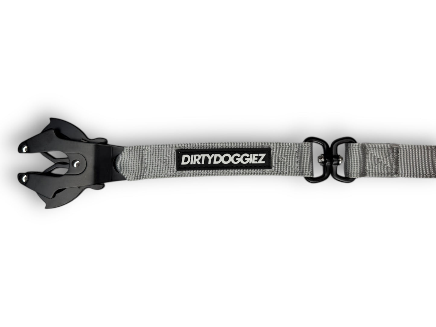 Heavy Duty Combat Dog Leash - Grey