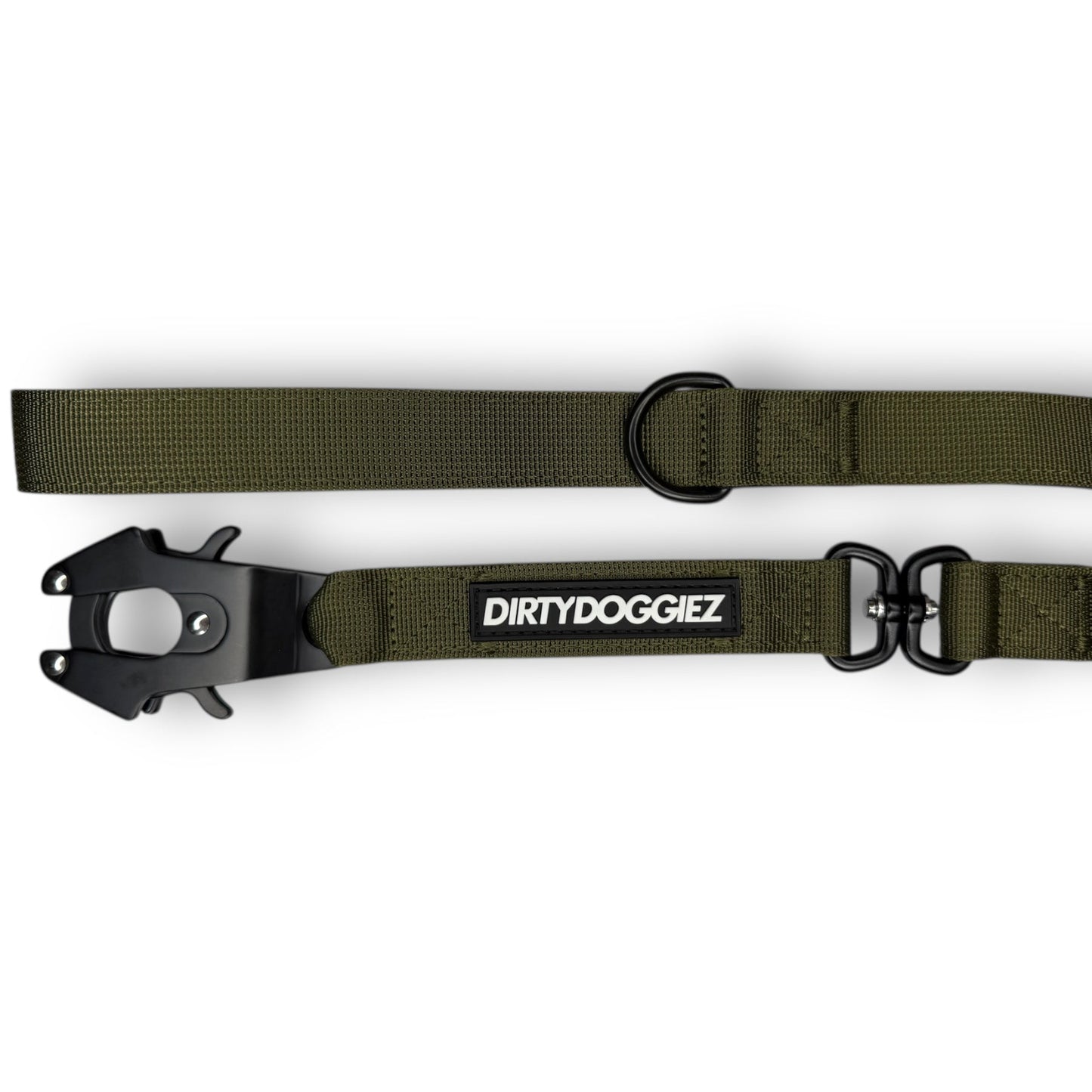 Heavy Duty Combat Dog Leash - Army Green