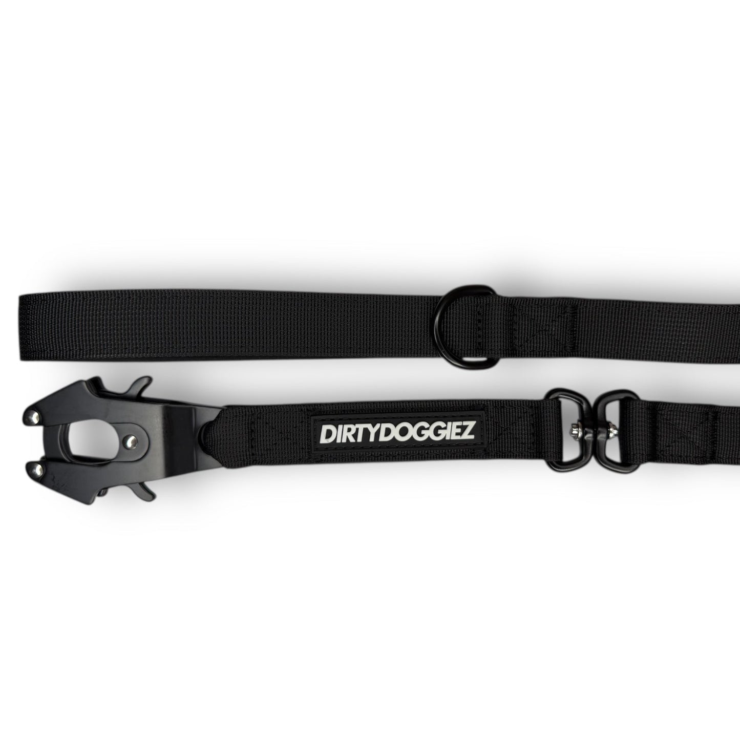Heavy Duty Combat Dog Leash - Black
