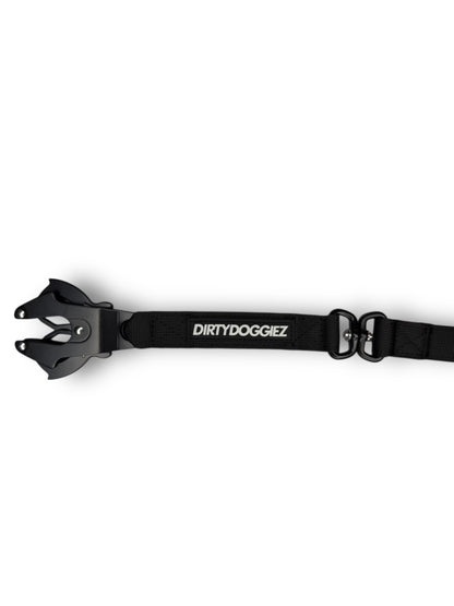 Heavy Duty Combat Dog Leash - Black